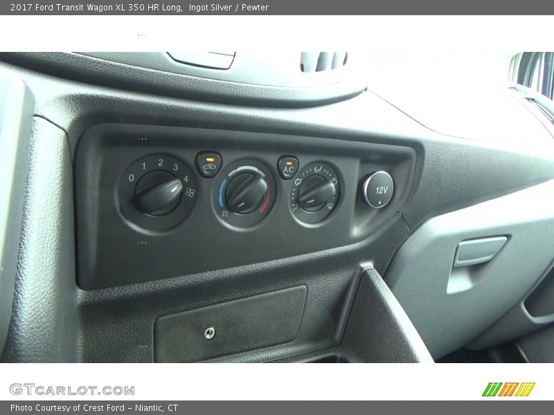 Ingot Silver / Pewter 2017 Ford Transit Wagon XL 350 HR Long