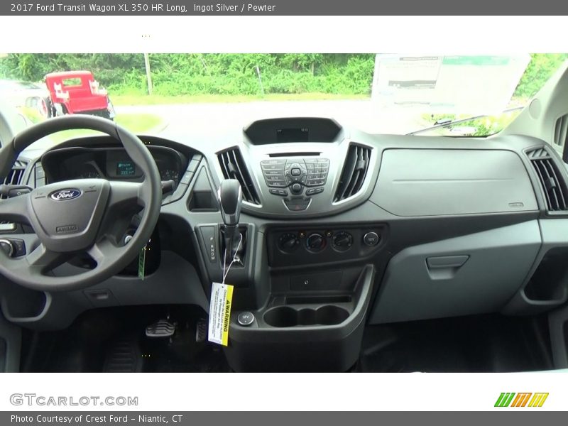 Ingot Silver / Pewter 2017 Ford Transit Wagon XL 350 HR Long