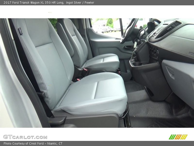 Ingot Silver / Pewter 2017 Ford Transit Wagon XL 350 HR Long