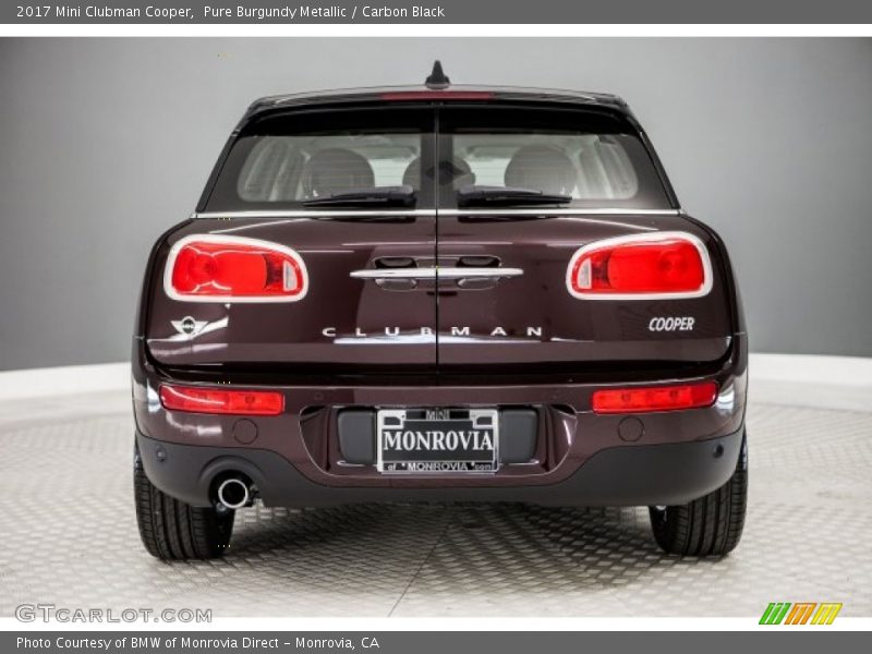 Pure Burgundy Metallic / Carbon Black 2017 Mini Clubman Cooper