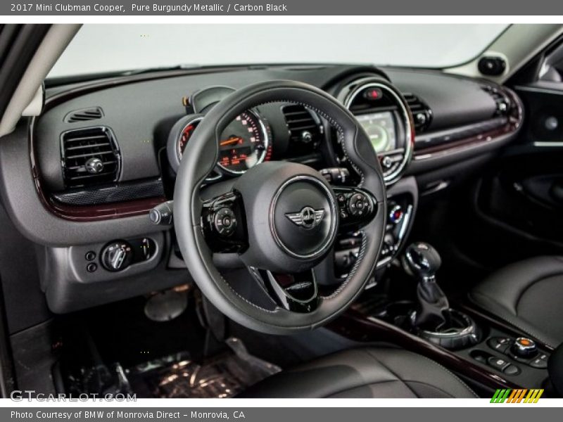 Pure Burgundy Metallic / Carbon Black 2017 Mini Clubman Cooper