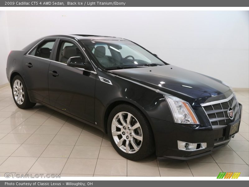 Black Ice / Light Titanium/Ebony 2009 Cadillac CTS 4 AWD Sedan