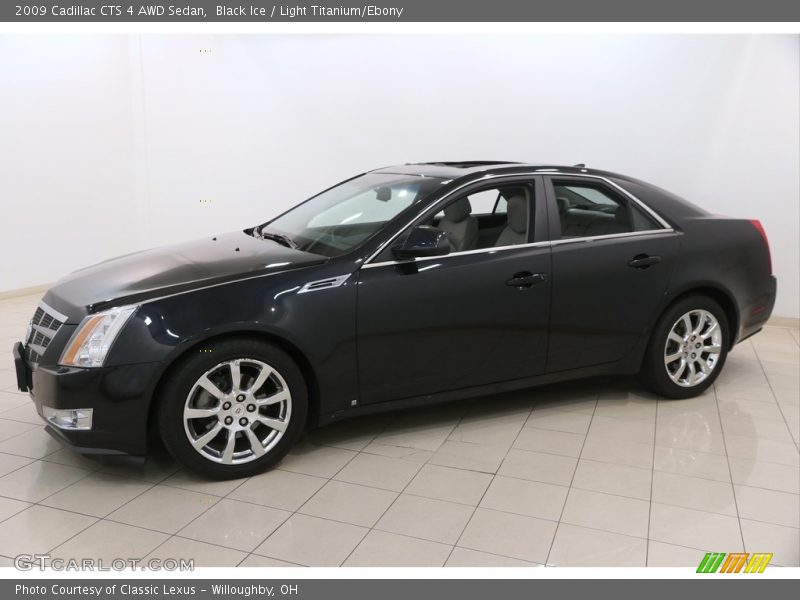 Black Ice / Light Titanium/Ebony 2009 Cadillac CTS 4 AWD Sedan