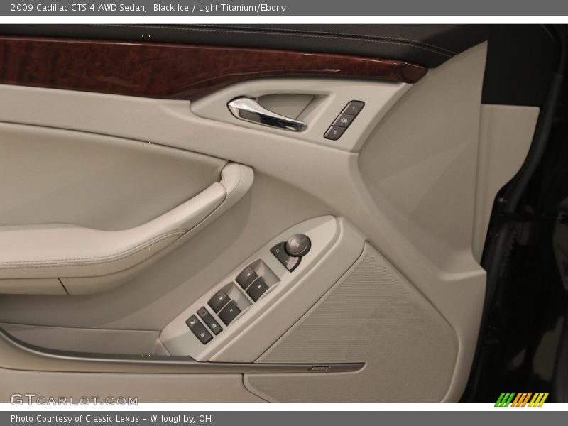 Black Ice / Light Titanium/Ebony 2009 Cadillac CTS 4 AWD Sedan