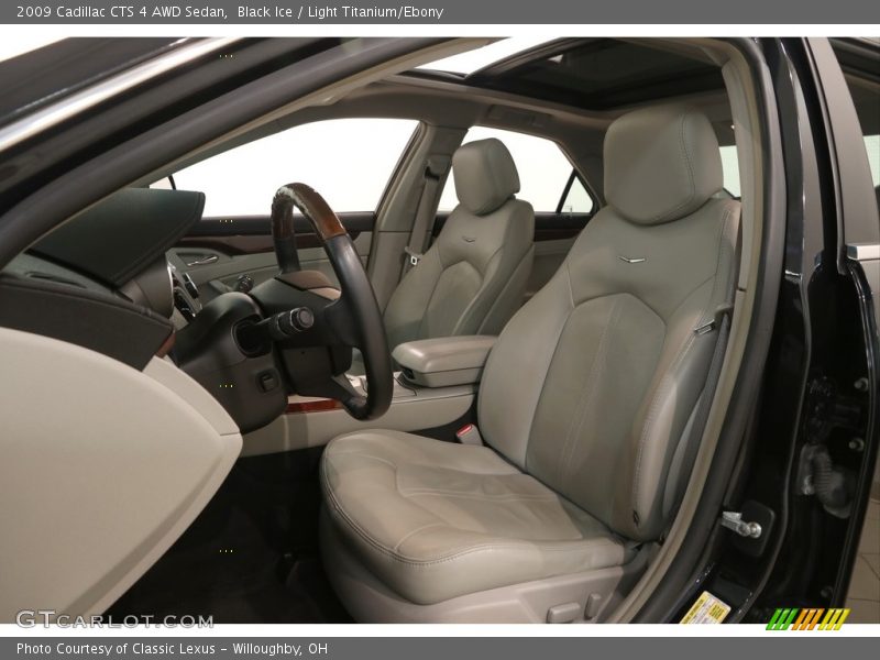 Black Ice / Light Titanium/Ebony 2009 Cadillac CTS 4 AWD Sedan