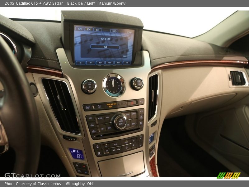 Black Ice / Light Titanium/Ebony 2009 Cadillac CTS 4 AWD Sedan