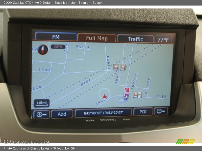 Black Ice / Light Titanium/Ebony 2009 Cadillac CTS 4 AWD Sedan