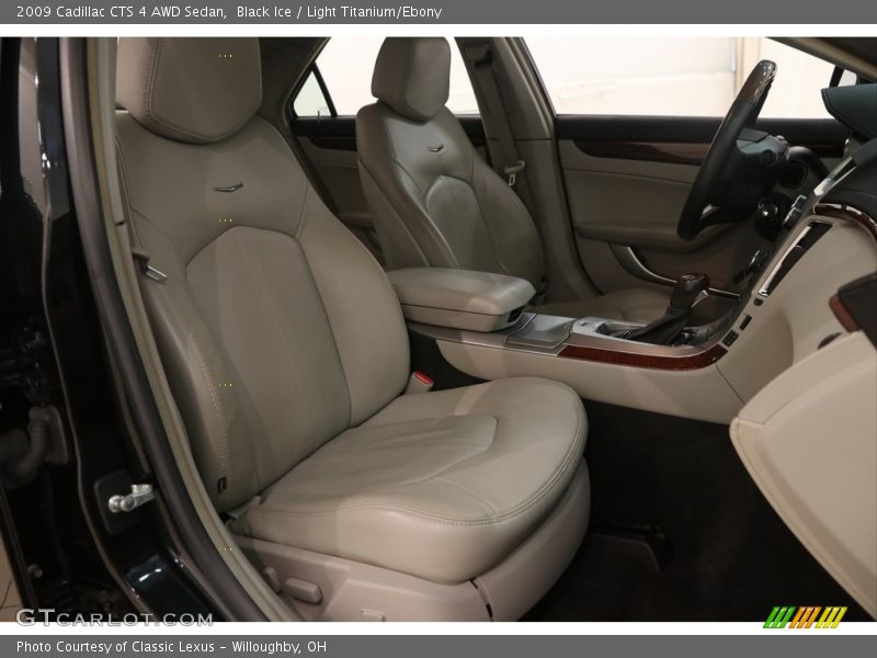 Black Ice / Light Titanium/Ebony 2009 Cadillac CTS 4 AWD Sedan