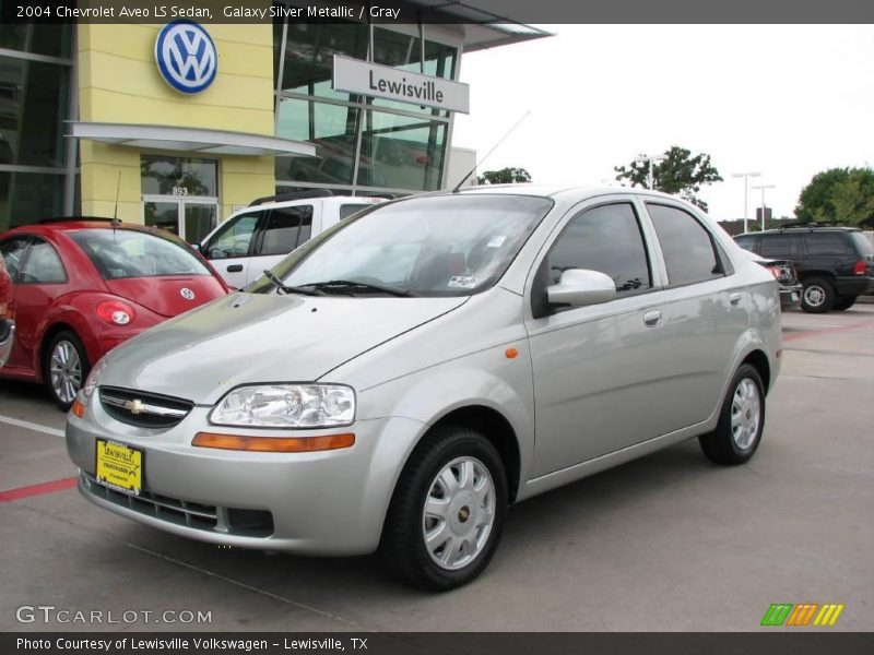 Galaxy Silver Metallic / Gray 2004 Chevrolet Aveo LS Sedan