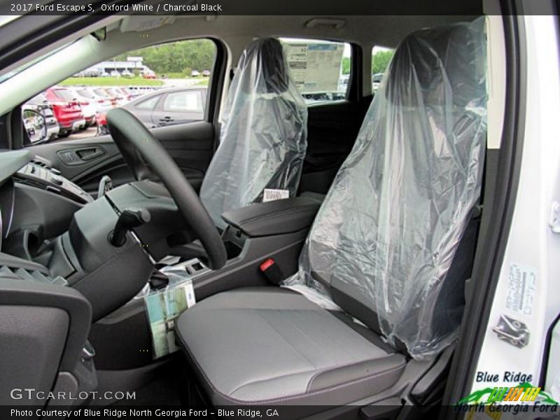 Oxford White / Charcoal Black 2017 Ford Escape S