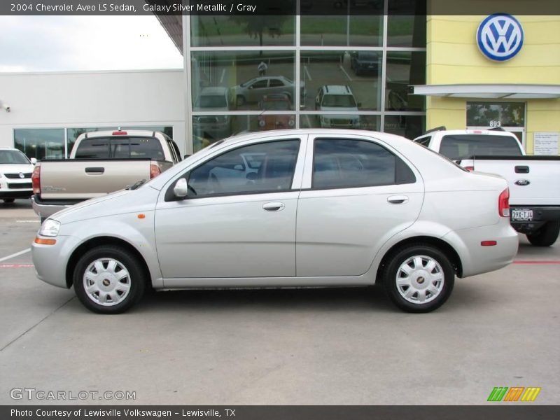 Galaxy Silver Metallic / Gray 2004 Chevrolet Aveo LS Sedan