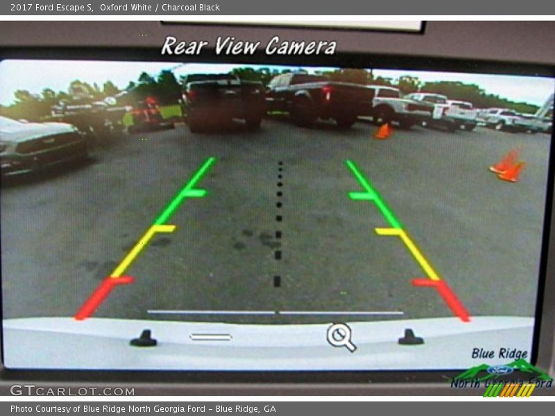 Oxford White / Charcoal Black 2017 Ford Escape S