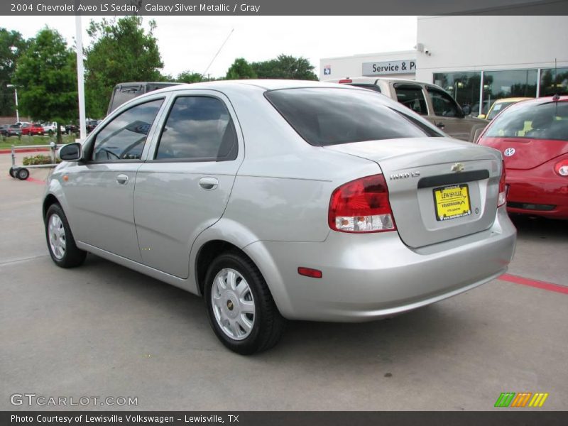 Galaxy Silver Metallic / Gray 2004 Chevrolet Aveo LS Sedan