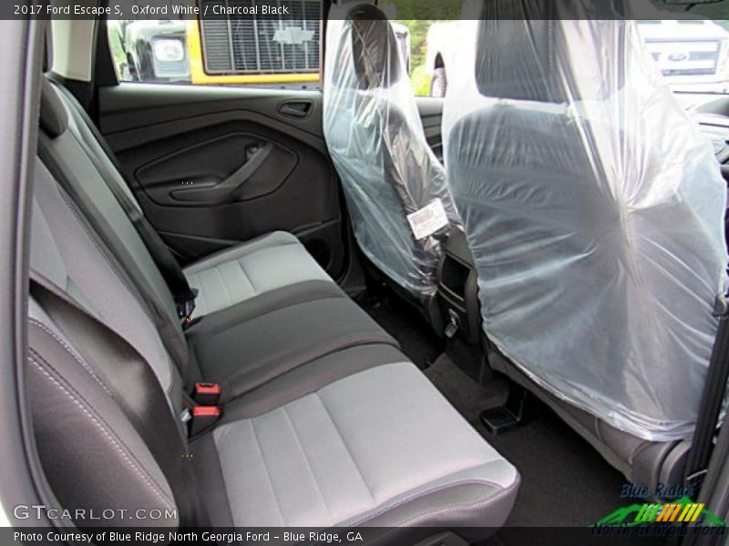 Oxford White / Charcoal Black 2017 Ford Escape S
