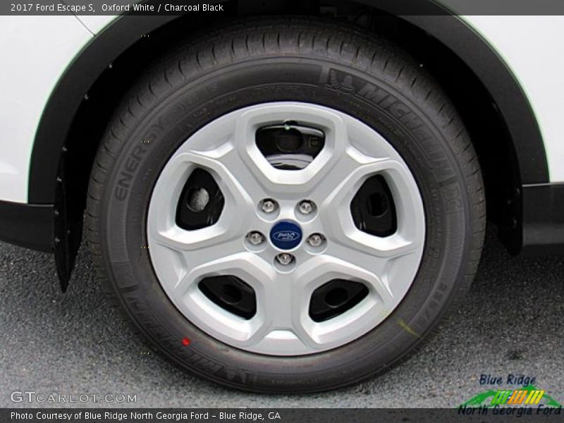 Oxford White / Charcoal Black 2017 Ford Escape S