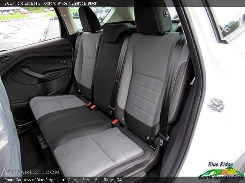 Oxford White / Charcoal Black 2017 Ford Escape S