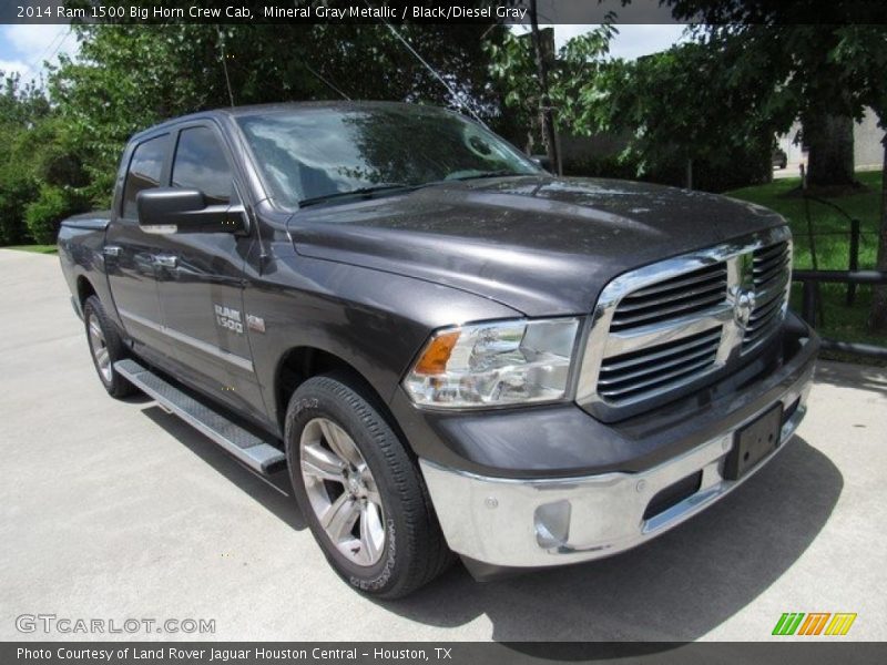 Mineral Gray Metallic / Black/Diesel Gray 2014 Ram 1500 Big Horn Crew Cab