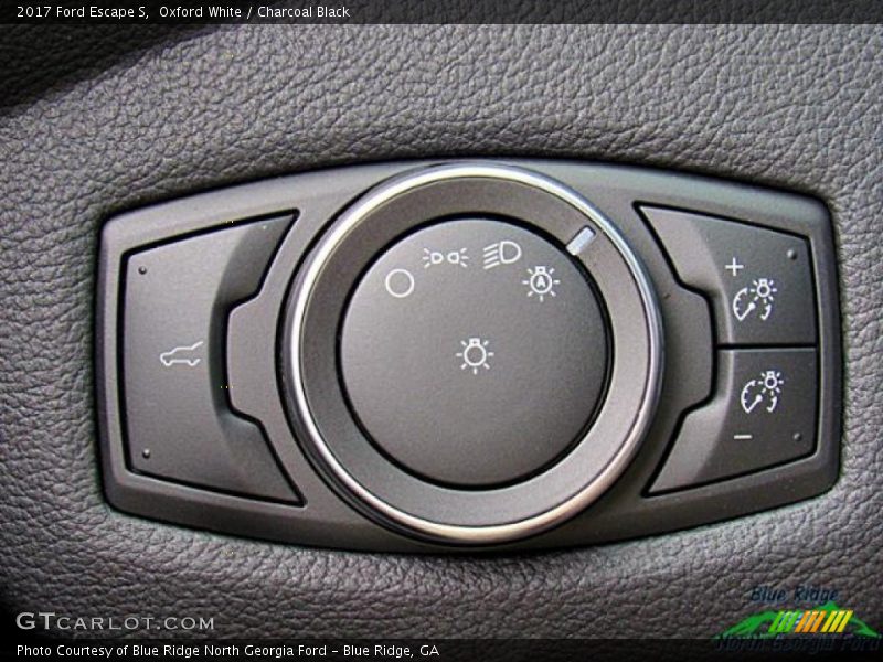 Oxford White / Charcoal Black 2017 Ford Escape S