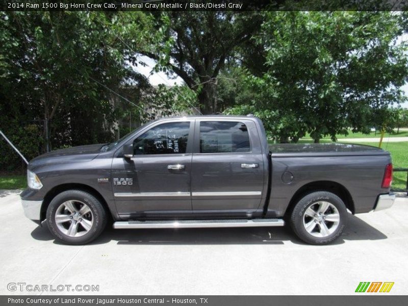 Mineral Gray Metallic / Black/Diesel Gray 2014 Ram 1500 Big Horn Crew Cab