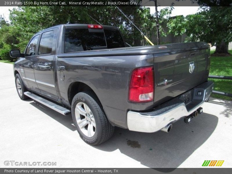 Mineral Gray Metallic / Black/Diesel Gray 2014 Ram 1500 Big Horn Crew Cab