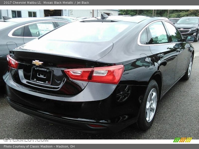 Mosaic Black Metallic / Jet Black 2017 Chevrolet Malibu LS