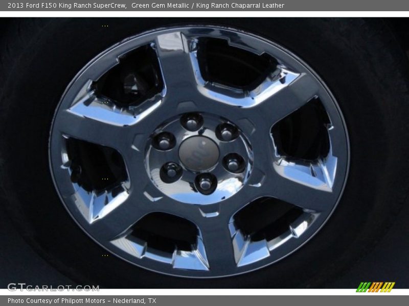 Green Gem Metallic / King Ranch Chaparral Leather 2013 Ford F150 King Ranch SuperCrew