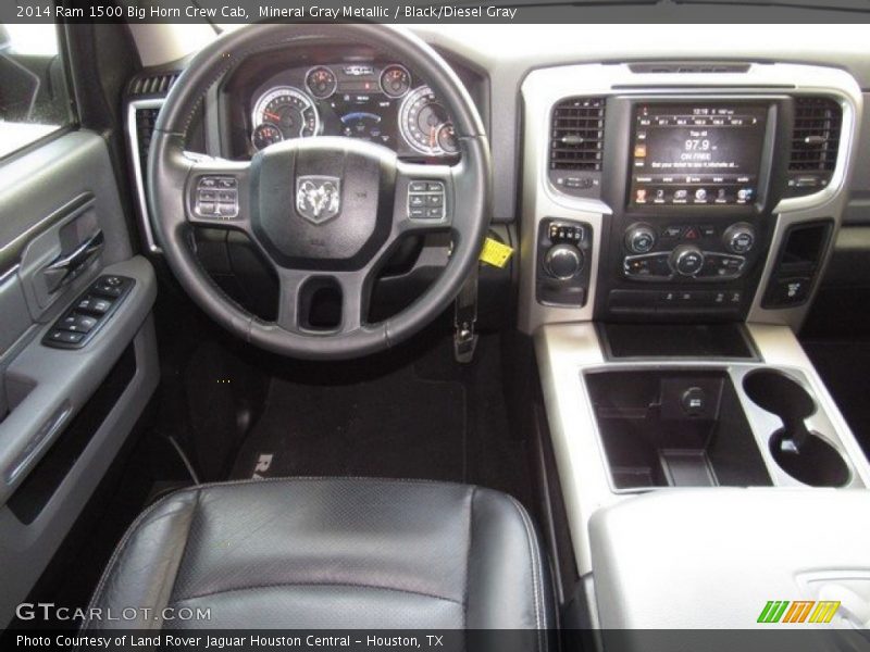 Mineral Gray Metallic / Black/Diesel Gray 2014 Ram 1500 Big Horn Crew Cab