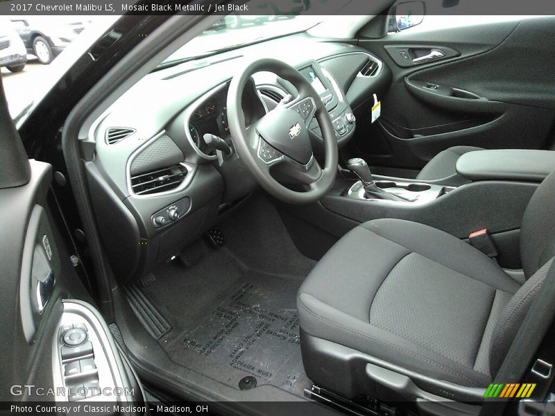 Mosaic Black Metallic / Jet Black 2017 Chevrolet Malibu LS