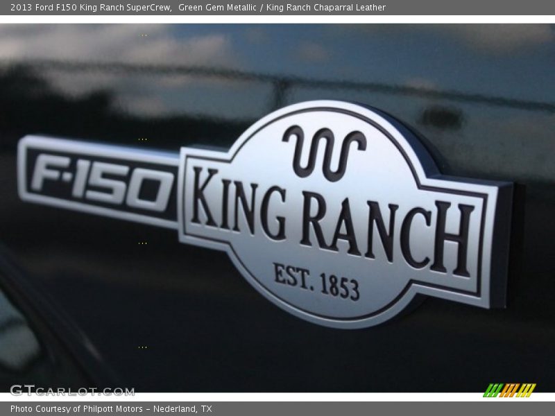 Green Gem Metallic / King Ranch Chaparral Leather 2013 Ford F150 King Ranch SuperCrew