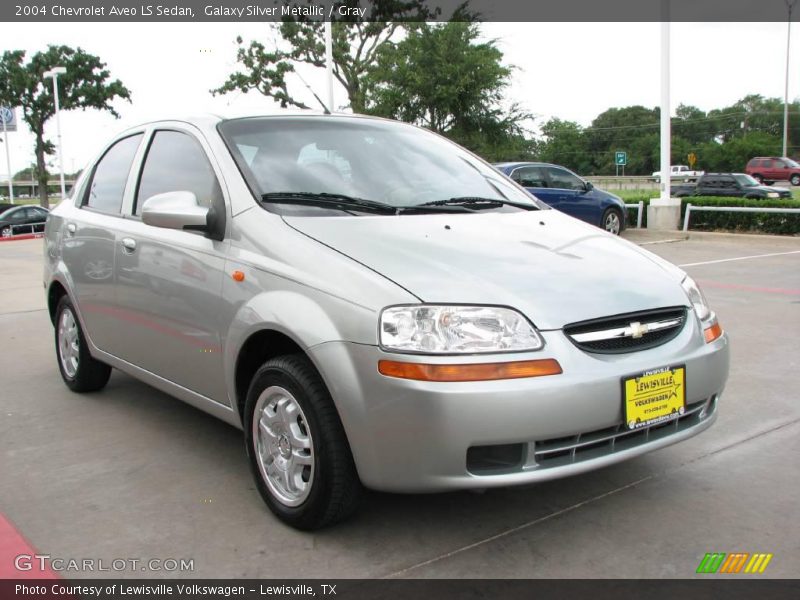 Galaxy Silver Metallic / Gray 2004 Chevrolet Aveo LS Sedan