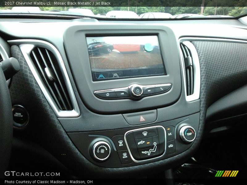 Mosaic Black Metallic / Jet Black 2017 Chevrolet Malibu LS