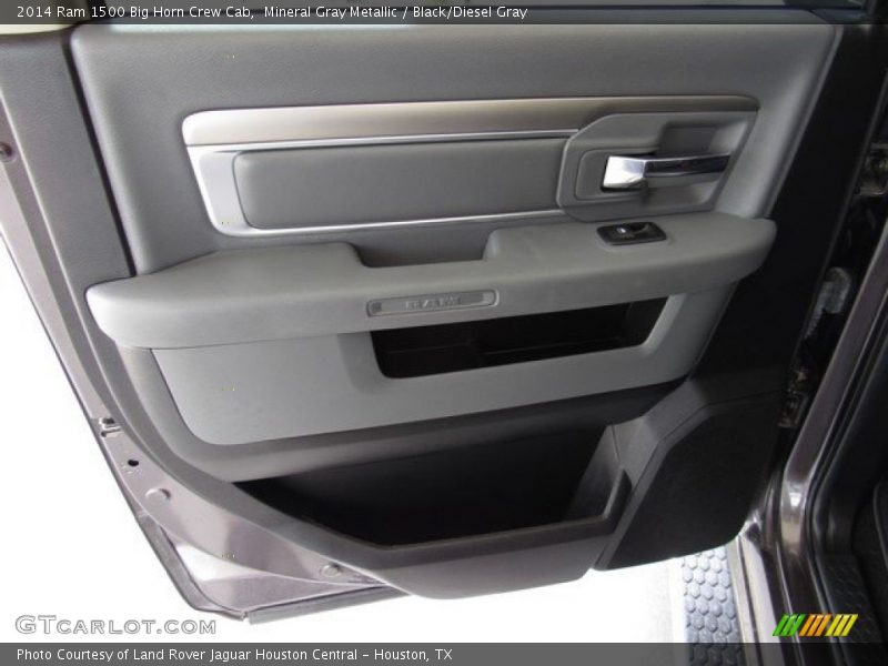 Mineral Gray Metallic / Black/Diesel Gray 2014 Ram 1500 Big Horn Crew Cab