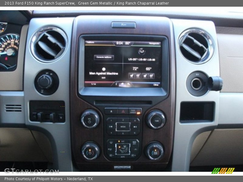 Green Gem Metallic / King Ranch Chaparral Leather 2013 Ford F150 King Ranch SuperCrew