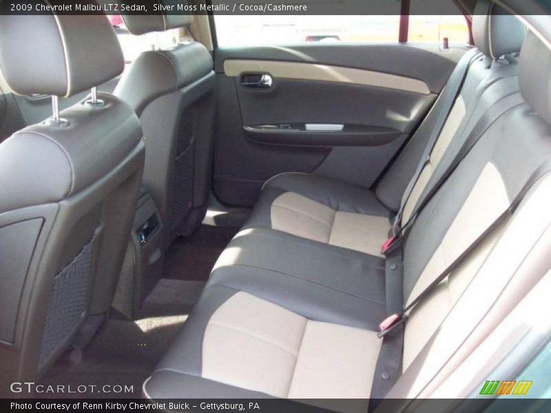 Silver Moss Metallic / Cocoa/Cashmere 2009 Chevrolet Malibu LTZ Sedan