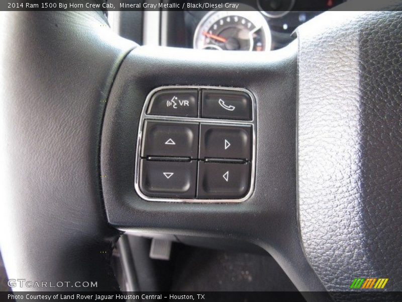 Mineral Gray Metallic / Black/Diesel Gray 2014 Ram 1500 Big Horn Crew Cab