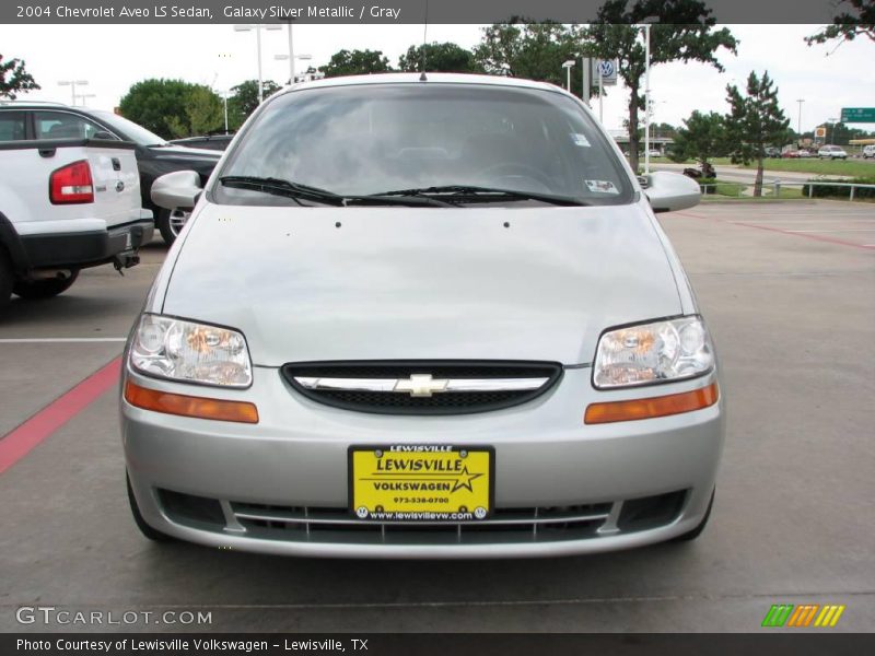 Galaxy Silver Metallic / Gray 2004 Chevrolet Aveo LS Sedan