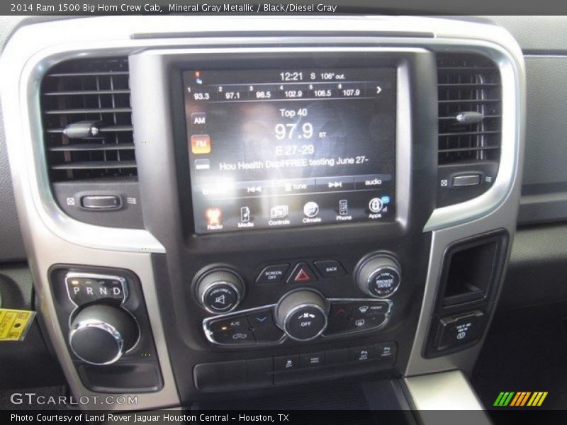 Mineral Gray Metallic / Black/Diesel Gray 2014 Ram 1500 Big Horn Crew Cab