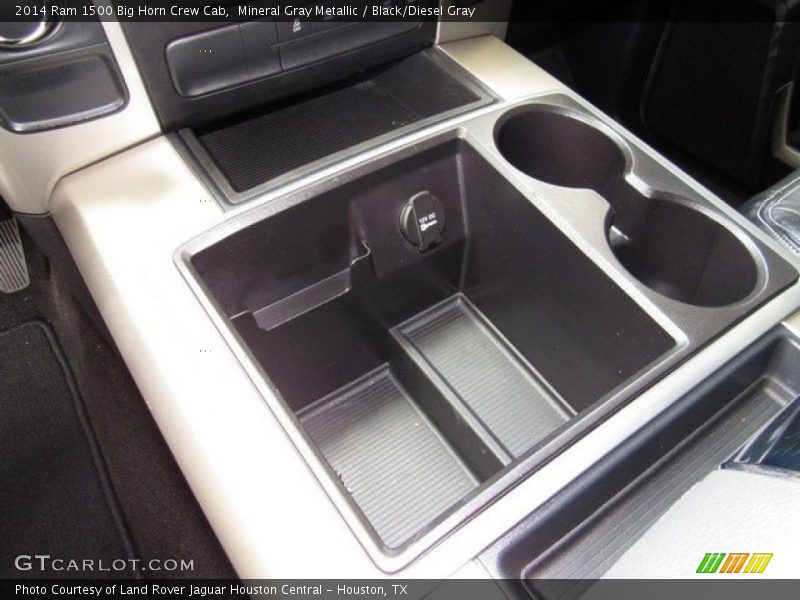 Mineral Gray Metallic / Black/Diesel Gray 2014 Ram 1500 Big Horn Crew Cab