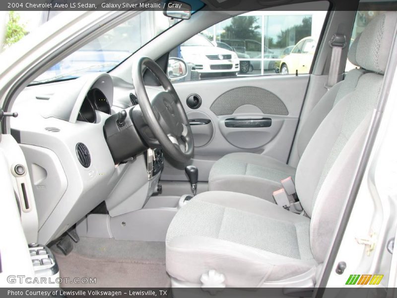 Galaxy Silver Metallic / Gray 2004 Chevrolet Aveo LS Sedan