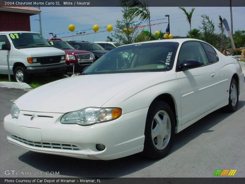 White / Neutral 2004 Chevrolet Monte Carlo SS