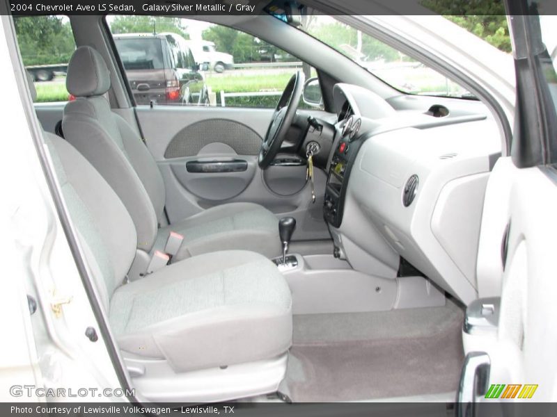Galaxy Silver Metallic / Gray 2004 Chevrolet Aveo LS Sedan