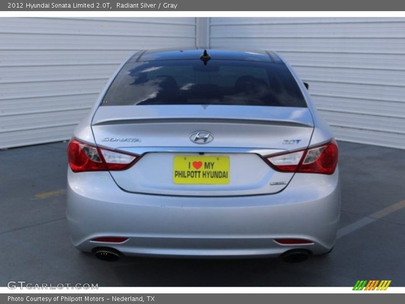 Radiant Silver / Gray 2012 Hyundai Sonata Limited 2.0T