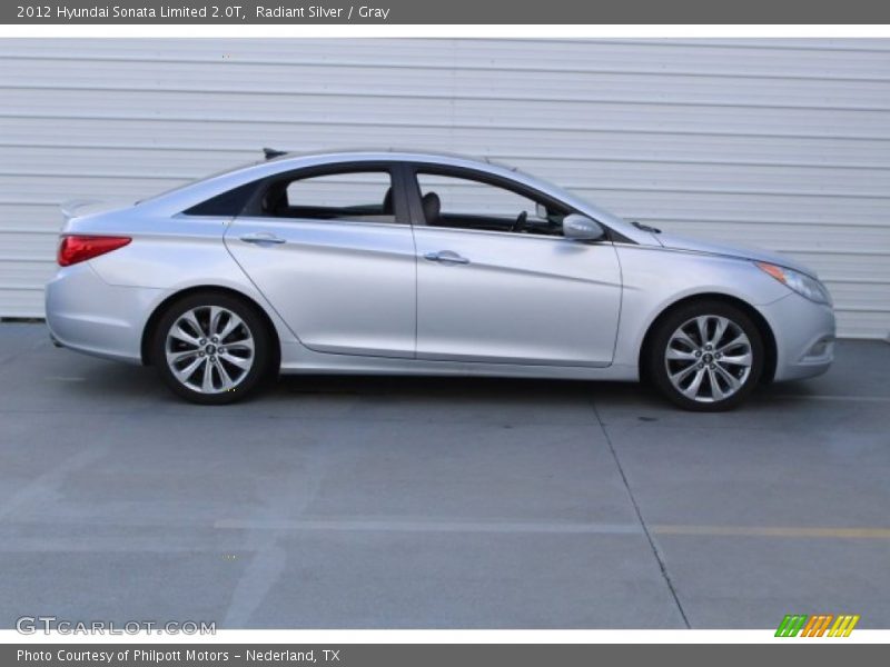 Radiant Silver / Gray 2012 Hyundai Sonata Limited 2.0T