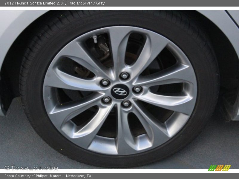 Radiant Silver / Gray 2012 Hyundai Sonata Limited 2.0T
