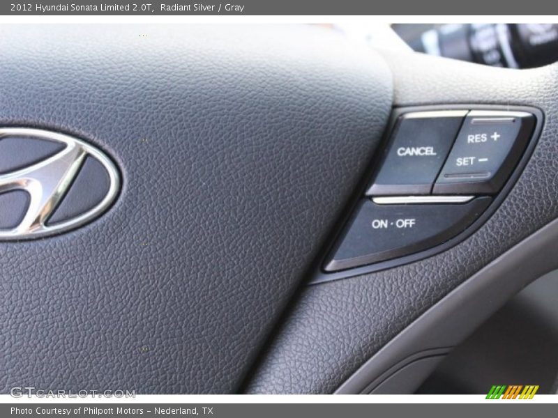 Radiant Silver / Gray 2012 Hyundai Sonata Limited 2.0T
