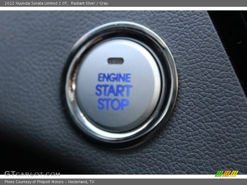 Radiant Silver / Gray 2012 Hyundai Sonata Limited 2.0T