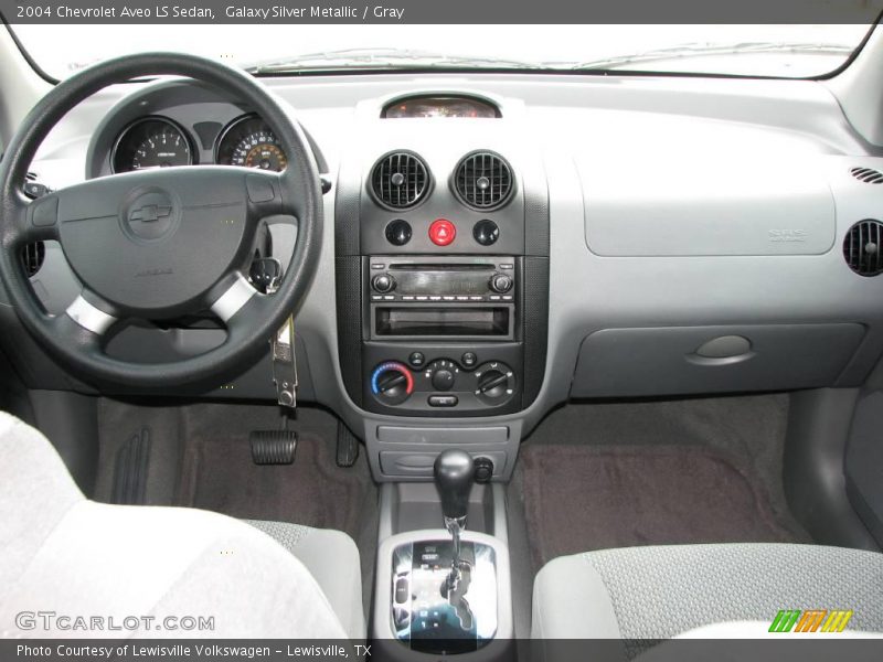 Galaxy Silver Metallic / Gray 2004 Chevrolet Aveo LS Sedan