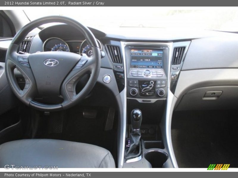 Radiant Silver / Gray 2012 Hyundai Sonata Limited 2.0T