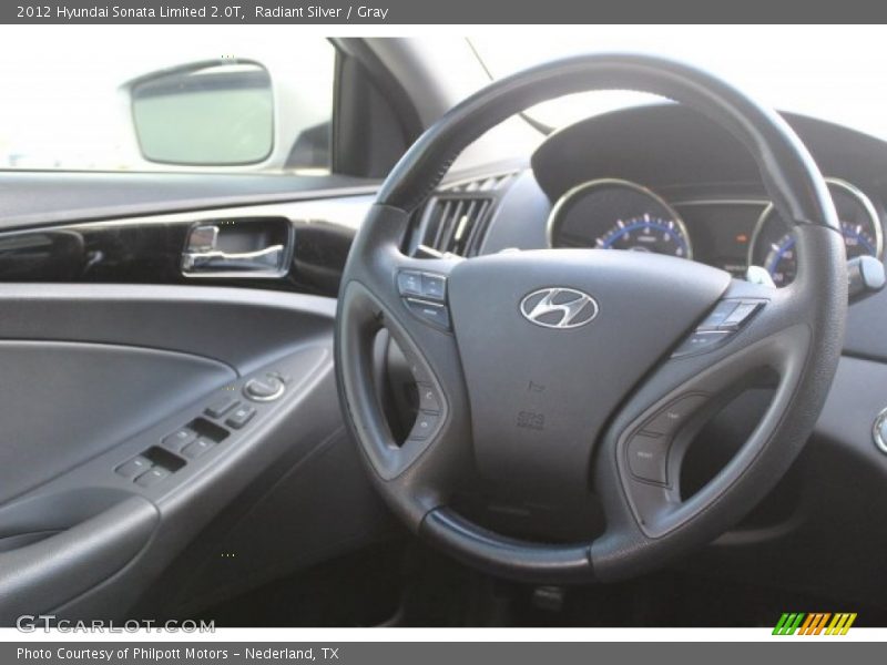 Radiant Silver / Gray 2012 Hyundai Sonata Limited 2.0T