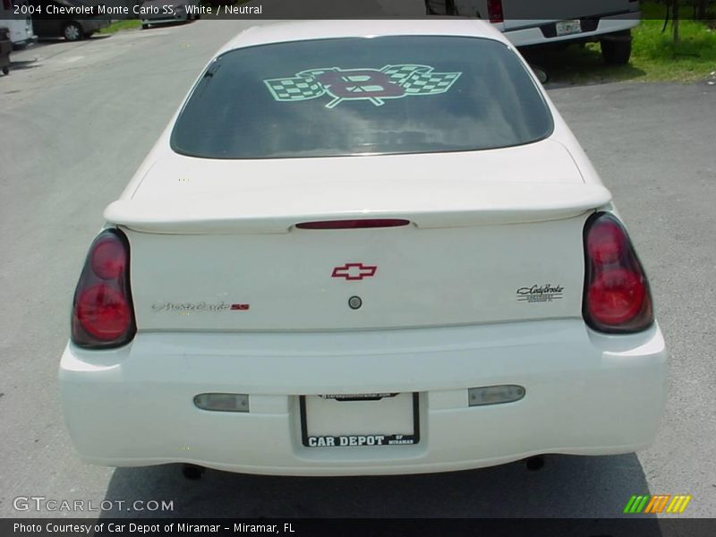 White / Neutral 2004 Chevrolet Monte Carlo SS